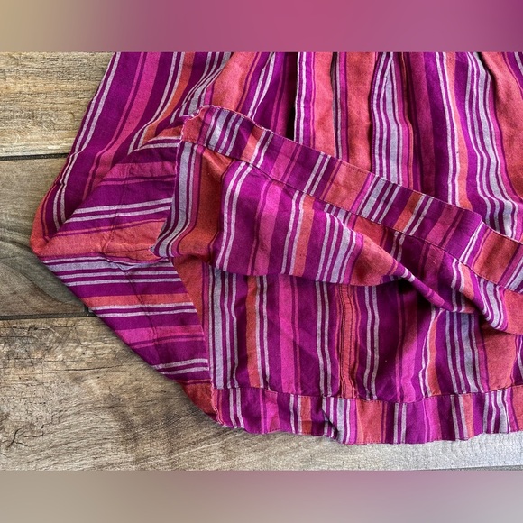 a new day Women’s Multicolor Bohemian Stripes Skirt Sz M - Picture 2 of 5